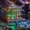 Snow Village Halloween Disneyland's Cuidado con los autoestopistas