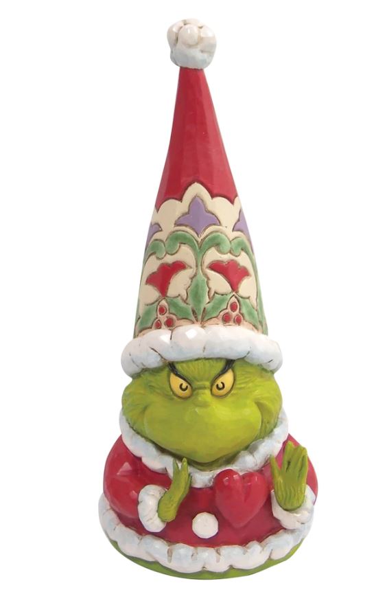 The Grinch Gnomo de 8" del Grinch con Corazón Grande
