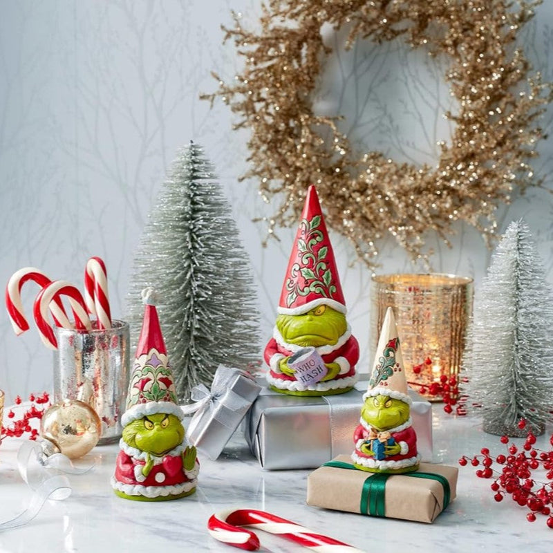 The Grinch Gnomo de 8" del Grinch con Corazón Grande