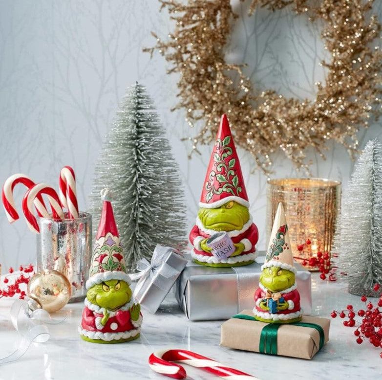 The Grinch 6" Gnome Holding Presents