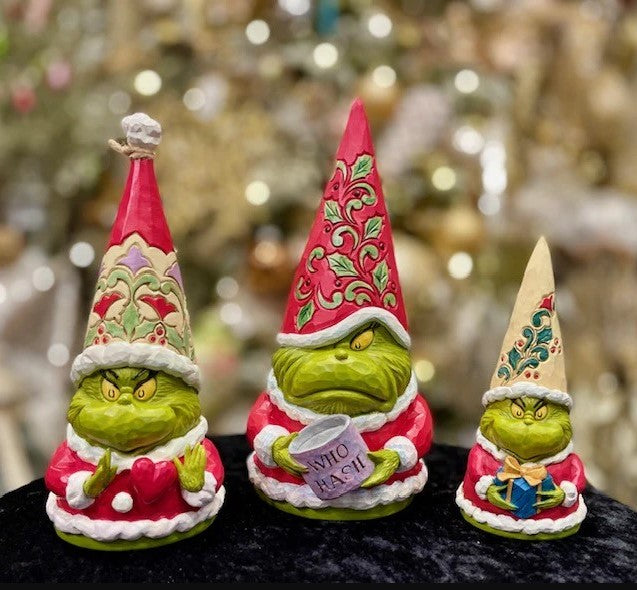 The Grinch 8" Grinch Gnome With Large Heart