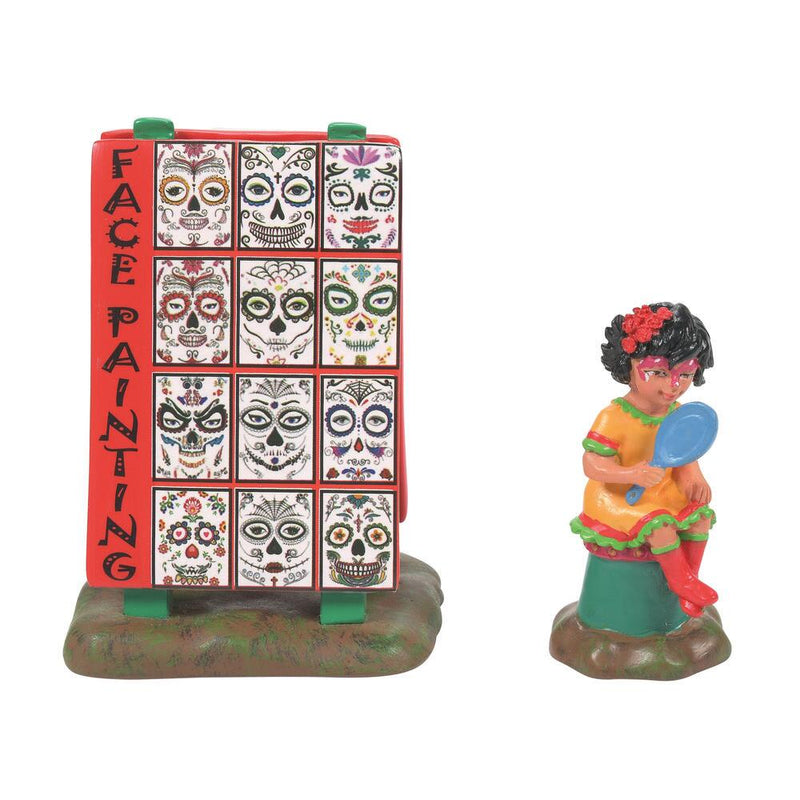 Snow Village Halloween Un Bonita Catrina Set de 2