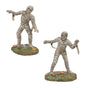 Snow Village Halloween Mummies Parade Set Of 2