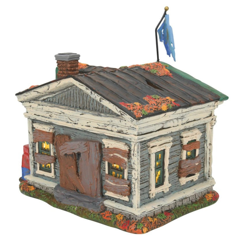 Snow Village Halloween Village Ghost Office