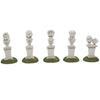 Snow Village Halloween: Juego de 5 bustos cantores