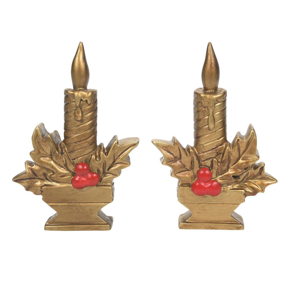 Village Accessory Candle Greetings Set Of 2