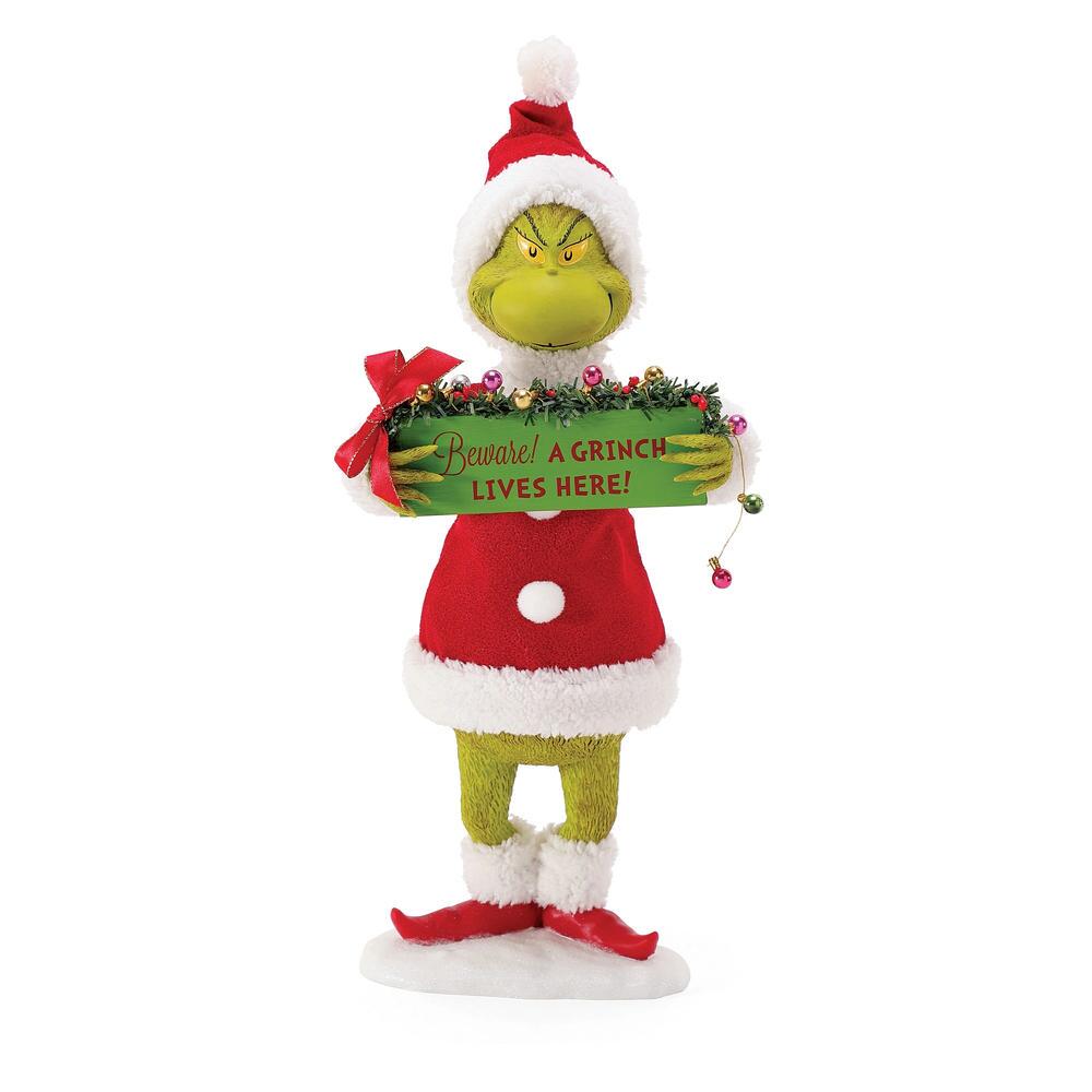 El Grinch 13" ¡Cuidado! ¡Aquí vive un Grinch!