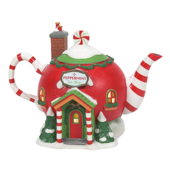 North Pole Village Peppermint Tea Shop