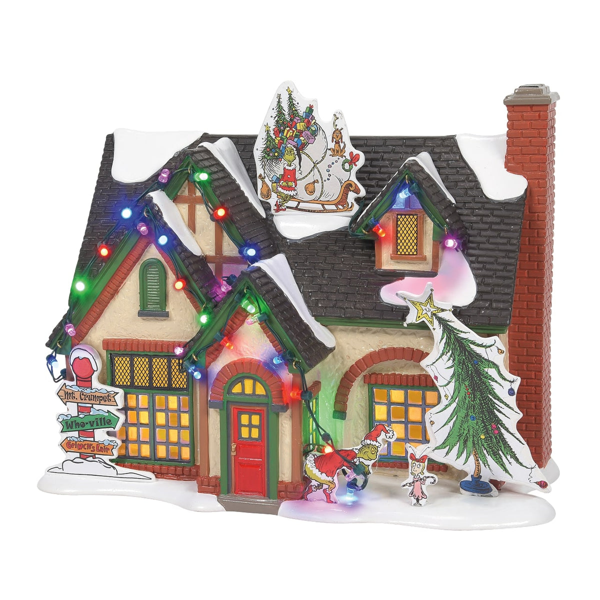 Snow Village The Grinch House
