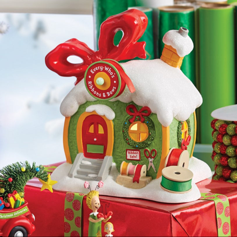 Grinch Village Every Whos Ribbons & Bows