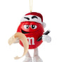 3" Red M&M With List Ornament