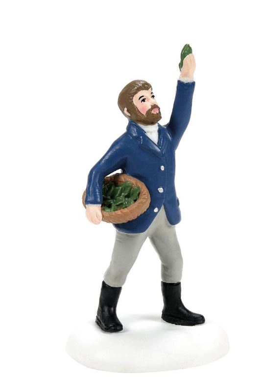 Dickens Village La hora de alimentar al ternero