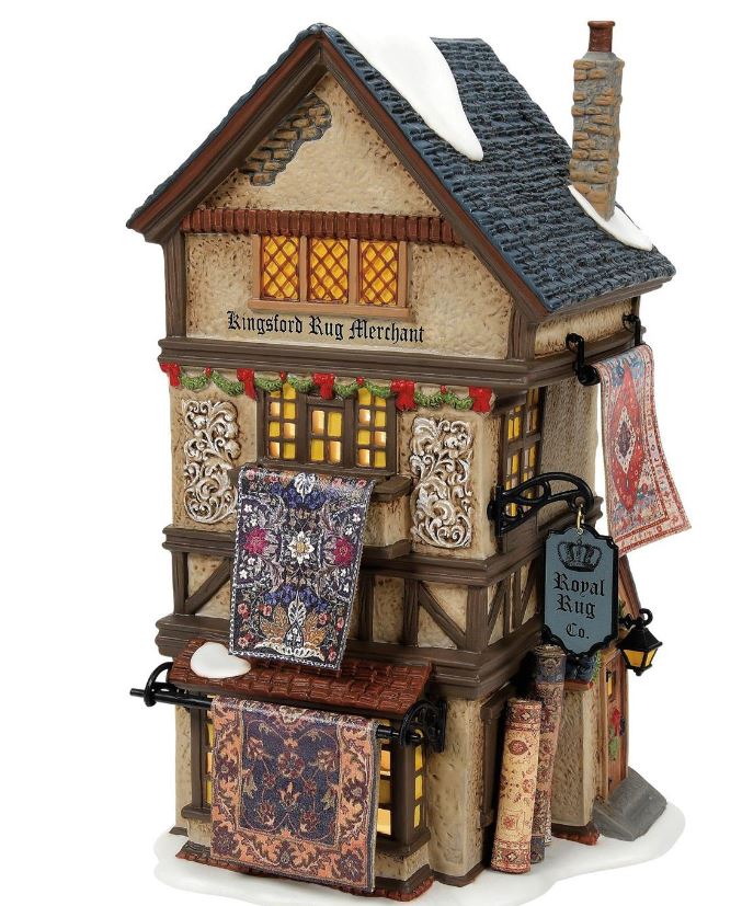 Dickens Village Kingsford Rug Merchant