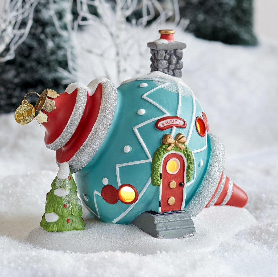 North Pole Village Bauble's Ornament House