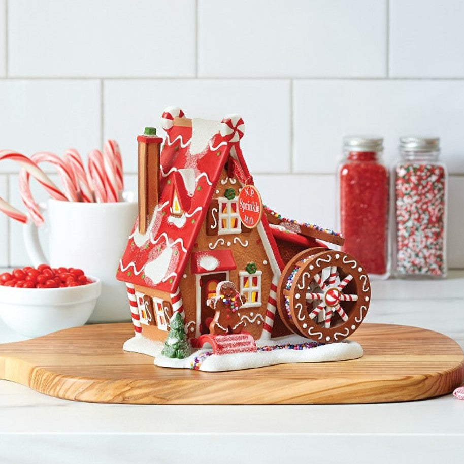 North Pole Village Sprinkle Mill