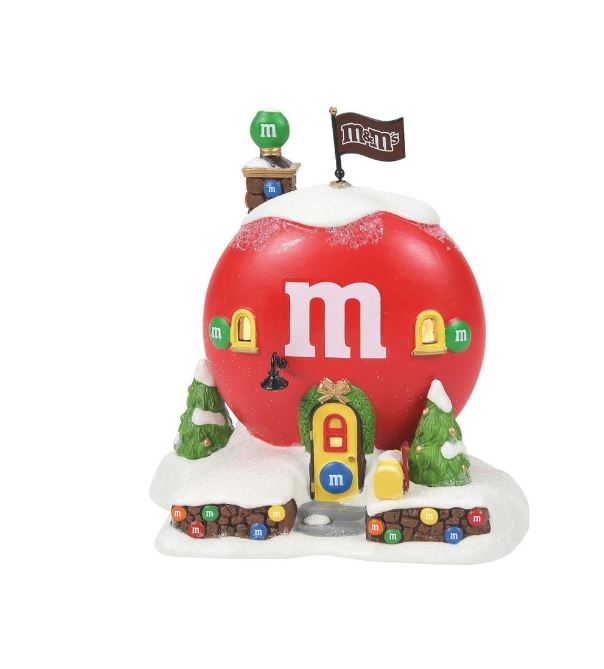 North Pole Village Red's M&M Cottage