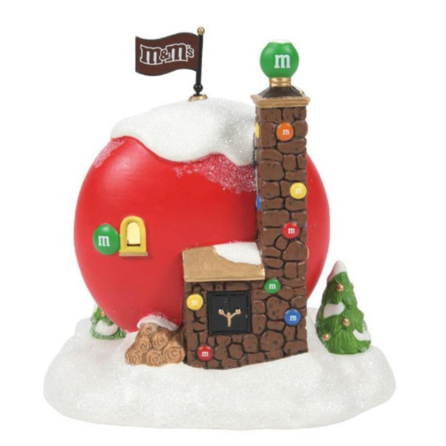 North Pole Village Red's M&M Cottage