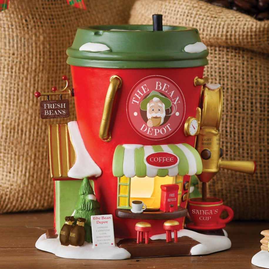 North Pole Village Bean Depot Espresso Co