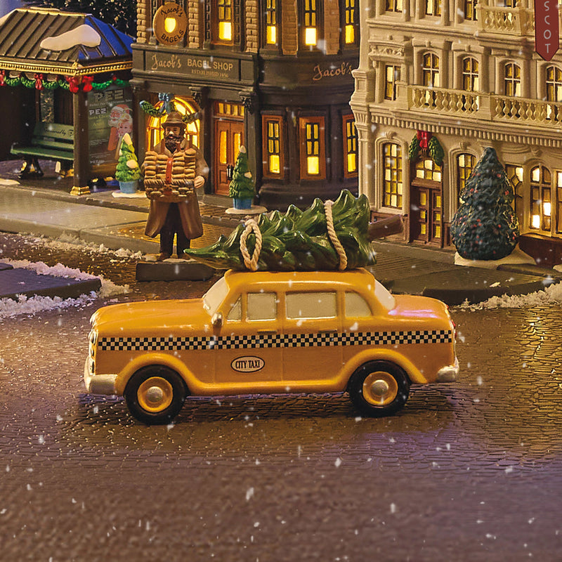 Christmas In The City Hailing Christmas Cab