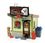 Snow Village Frankie's Dog Walking