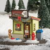 Snow Village Frankie's Dog Walking Co.