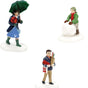 Snow Village Friends & Neighbors Set Of 3