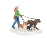 Snow Village Gettin' Our Steps In