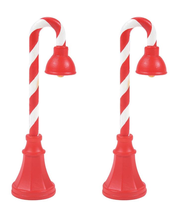 Village Accessory Sweet Evening Glow Street Light Set Of 2