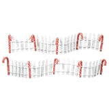 Village Accessory Delicious Candy Cane Fence