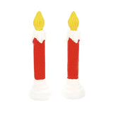 Village Accessory Blow Mold Candle Set Of 2