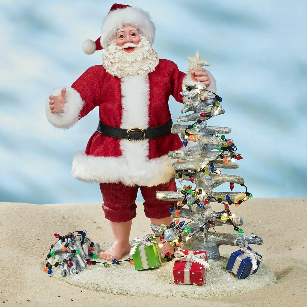 Possible Dreams 10.5" Driftwood Masterpice Santa