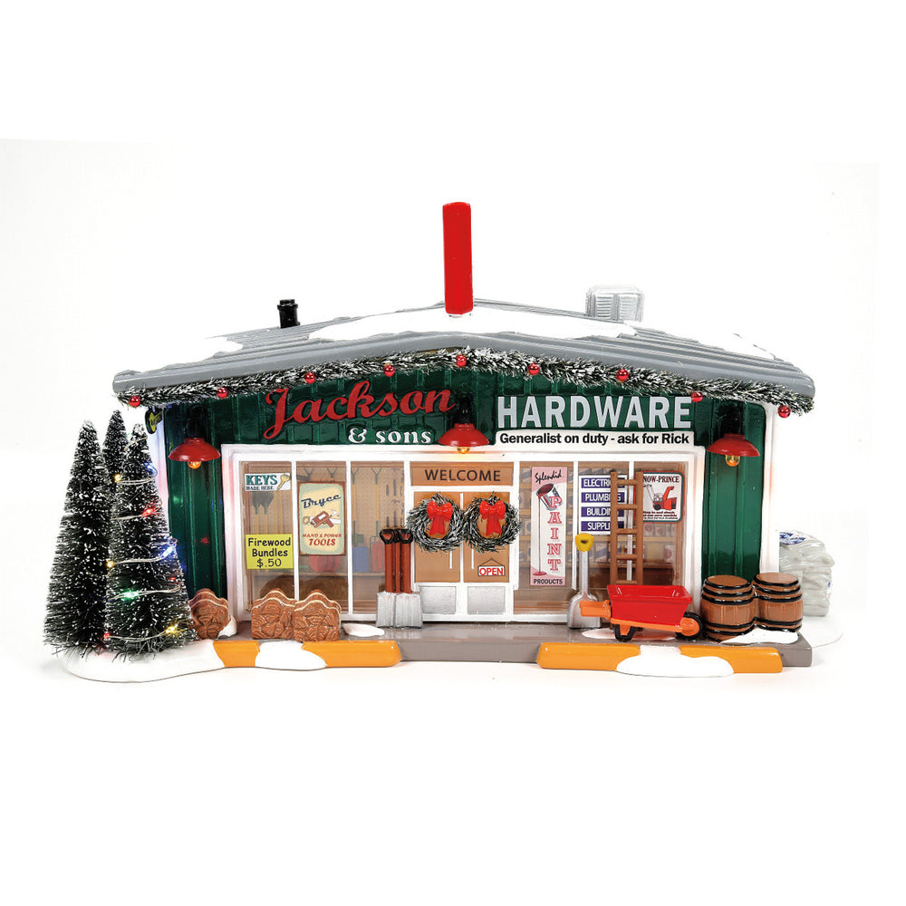 Snow Village First Edition Jackson & Son's Hardware