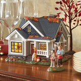 Halloweeen Village First Edition Gather 'Round For Thanksgiving