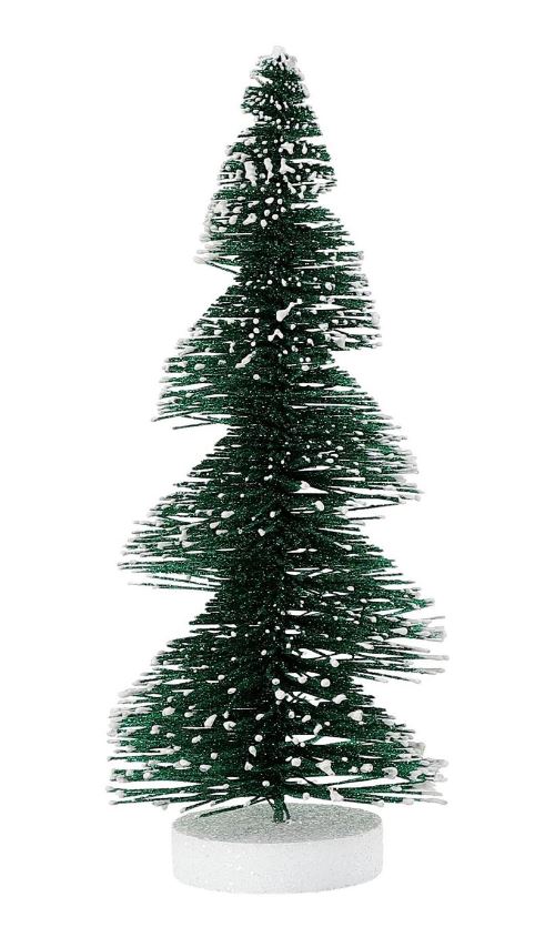 Possible Dreams Árbol de pino en espiral nevado de 10"