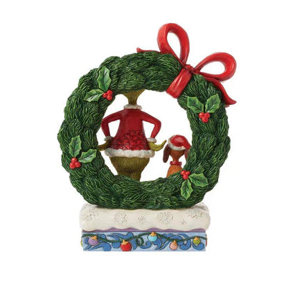 El Grinch 8" Grinch &amp; Max en corona