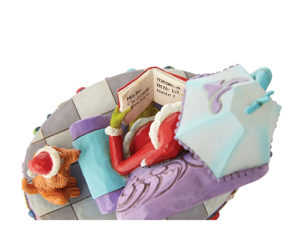 The Grinch  8" Grinch On Chair With Lamp