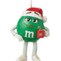4" M&M's Green Character With Hat Ornament