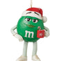 Personaje verde de M&amp;M's de 4" con adorno de sombrero