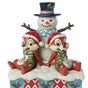 Disney Traditions 5" Chip & Dale With Snowman