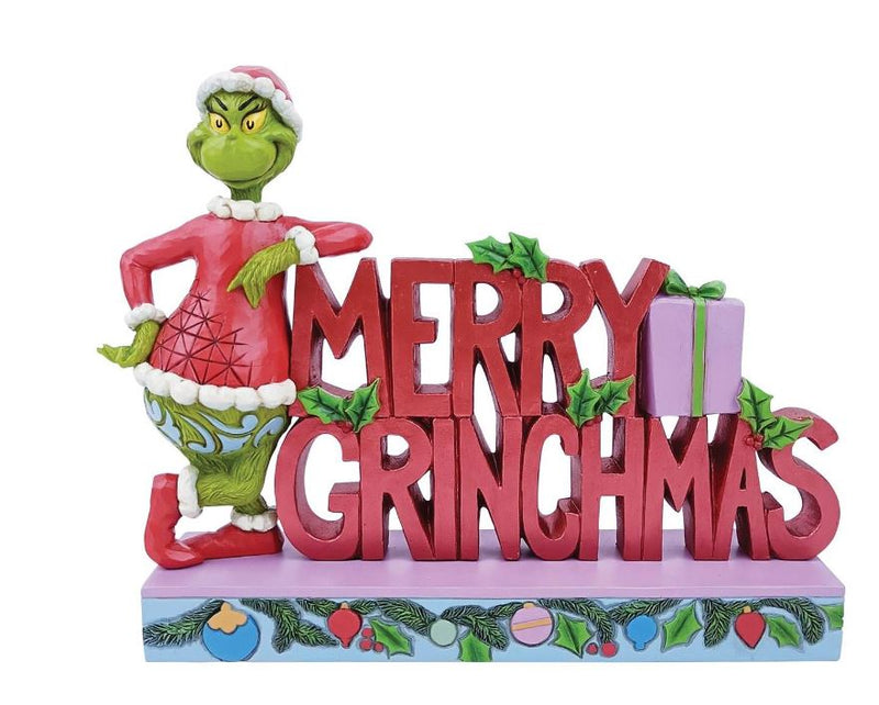 El cartel de Grinchmas feliz de 7" de Grinch