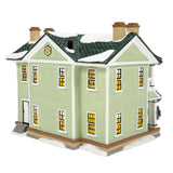 Snow Village Enduring Willow Senior Center Set Of 2