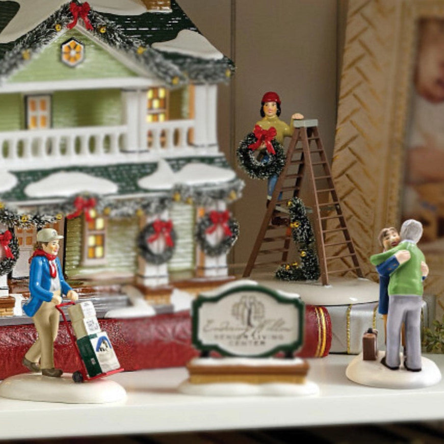 Juego de 3 amigos y vecinos de Snow Village
