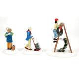 Snow Village Friends & Neighbors Set Of 3
