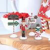 Village Accessory Peppermint Panache Set Of 4
