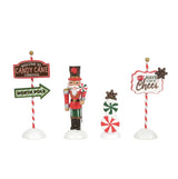 Village Accessory Peppermint Panache Set Of 4