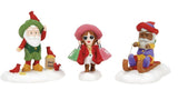 North Pole Village Friends & Neighbors Set Of 3