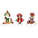 North Pole Village Friends & Neighbors Set Of 3