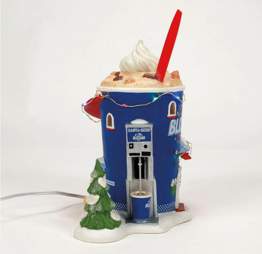 North Pole Village Forecasting A Blizzard Set Of 2