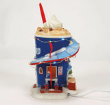 North Pole Village Forecasting A Blizzard Set Of 2