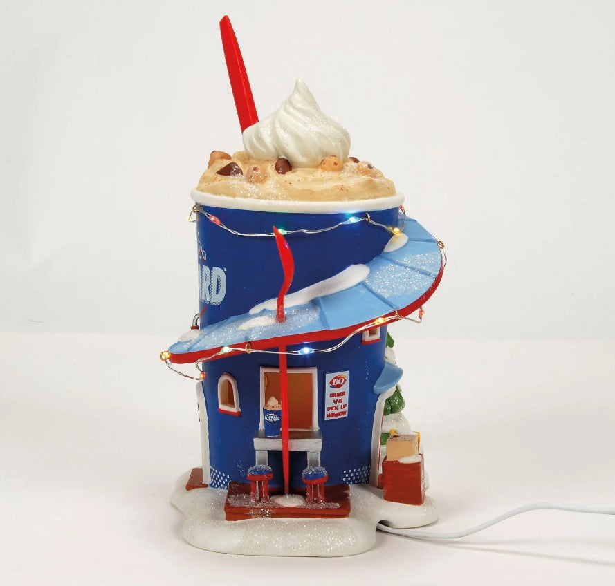 North Pole Village Forecasting A Blizzard Set Of 2